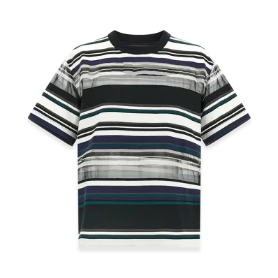 sacai Women's Organza Insert T-Shirt "Multicolor"