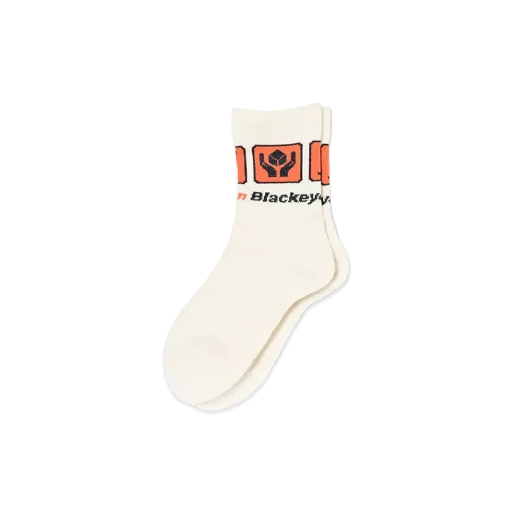 BlackEyePatch DOTCOM SOCKS "Off White"