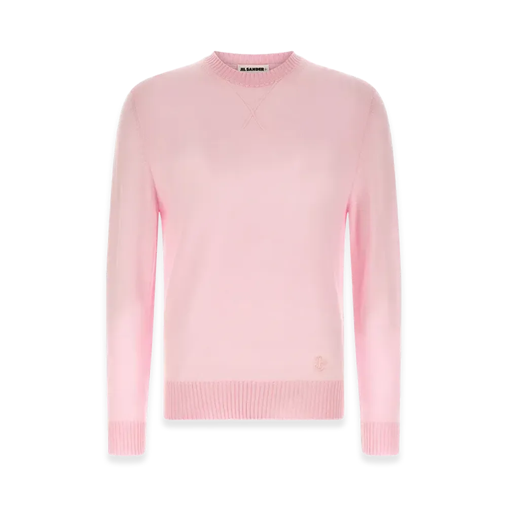 Jil Sander Logo Embroidery Sweater "Pink"