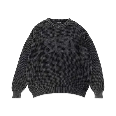WIND AND SEA Mesh Knit "Black"