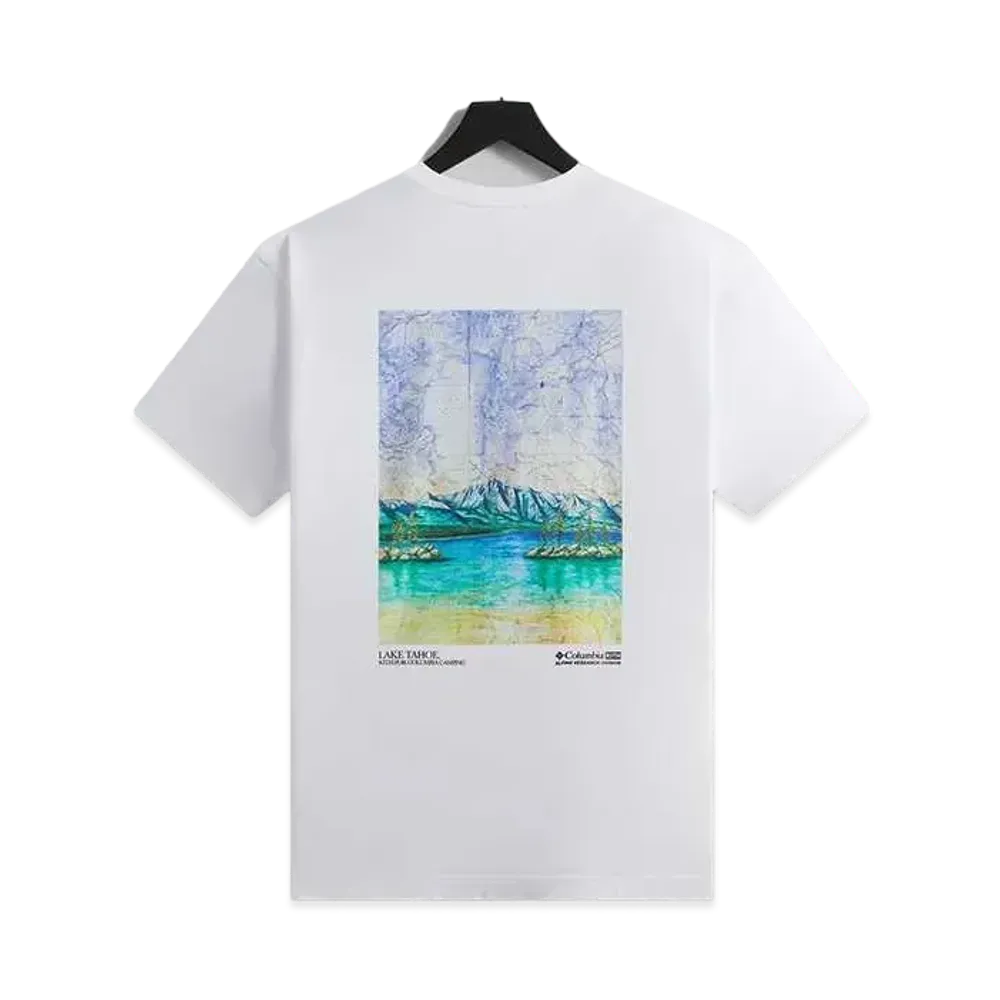 Kith x Columbia Lake Tahoe Classic Logo Tee "White"
