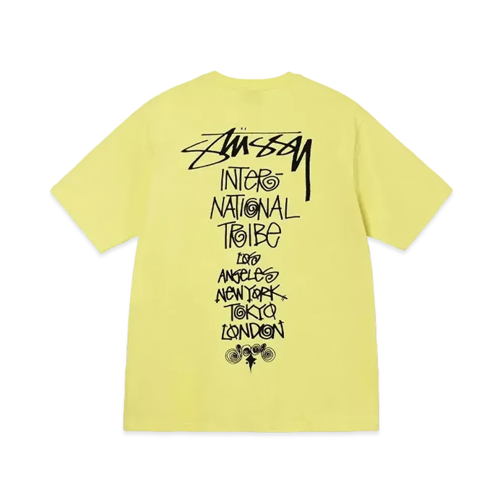 Stussy Tribe Stack Tee "Yellow" "Yellow"