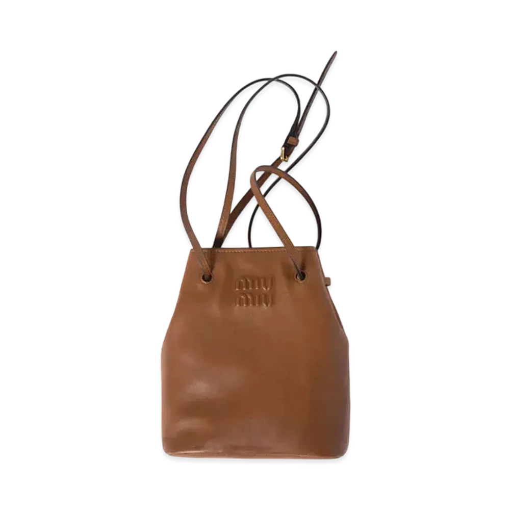 MIUMIU Nappa Leather Mini-Bag "Brown"