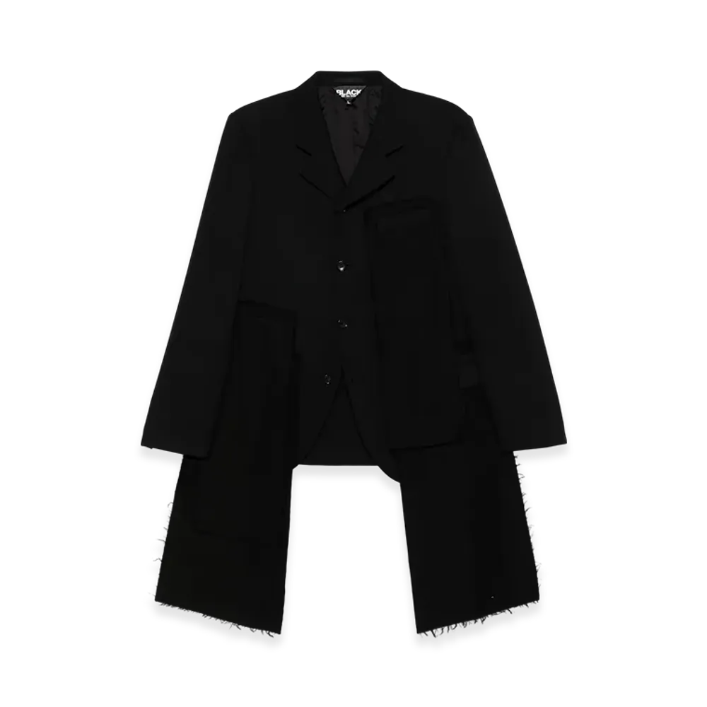 BLACK COMME des GARCONS Deconstructed Jacket "White"