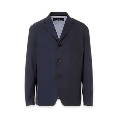 COMME des GARCONS HOMME Wool Tropical Jacket "Black"