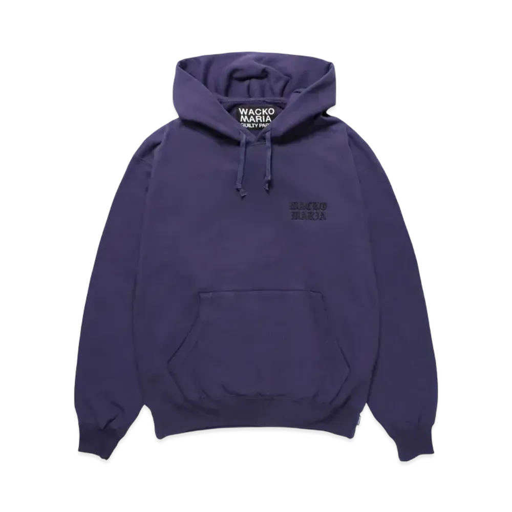 WACKO MARIA Heavy Weight Hooded Sweat Shirt "Purple"