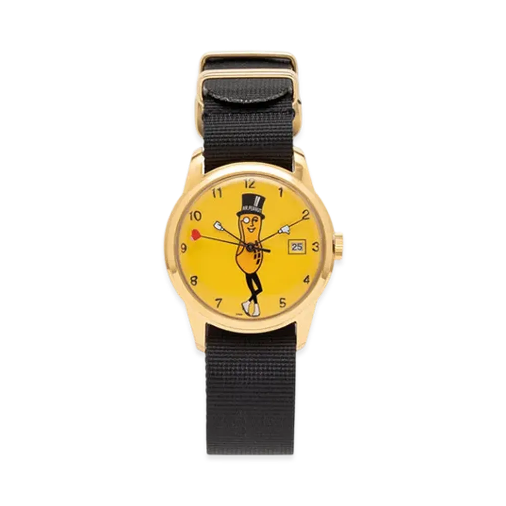 HUMAN MADE Mr.Peanut Military Watch "Yellow"