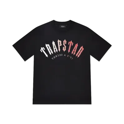 TRAPSTAR Irongate Arch Gel Tee "Black/Red"