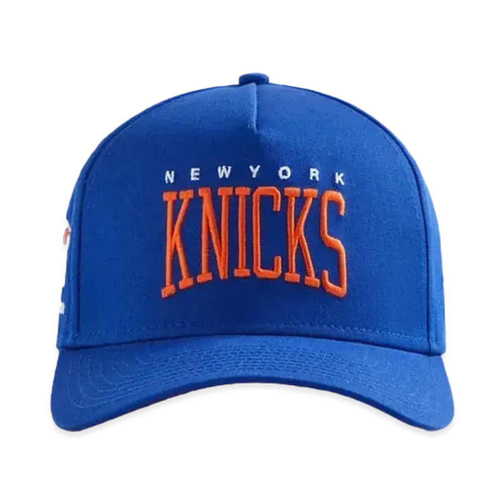 Kith x New Era x the New York Knicks Cotton 9FORTY A-Frame Snapback "Royal"