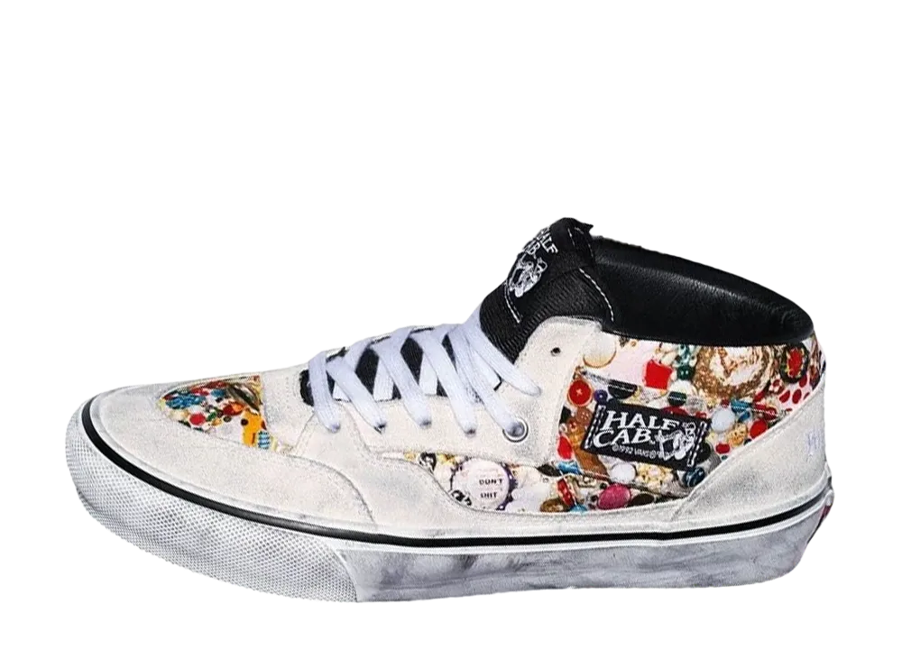 Supreme × Mike Kelley × Vans Half Cab "White" (26SS Week8)