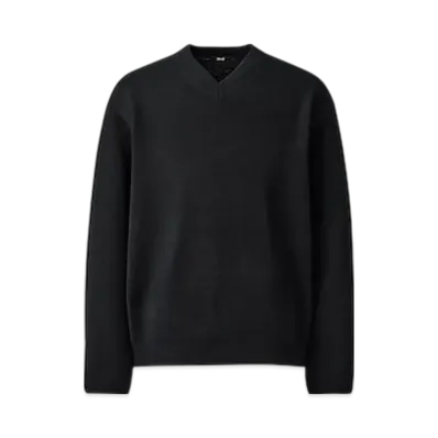 Uniqlo C Relaxed V-Neck Sweater "Black"