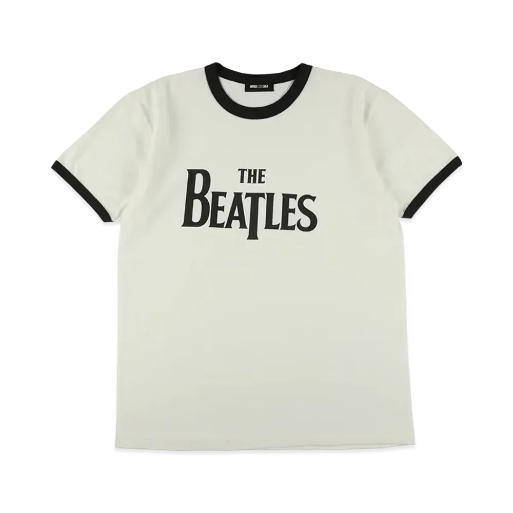 WIND AND SEA Beatles Logo Ringer S/S Tee "White/Chacoal"