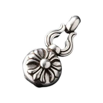 Chrome Hearts Large Cross Ball Pendant "Silver"