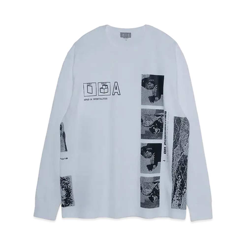 Cav Empt (C.E) POTENTIALITIES LONG SLEEVE T "White"