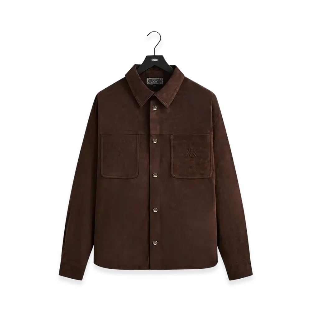 Kith Suede Apollo Shirt "Derby"