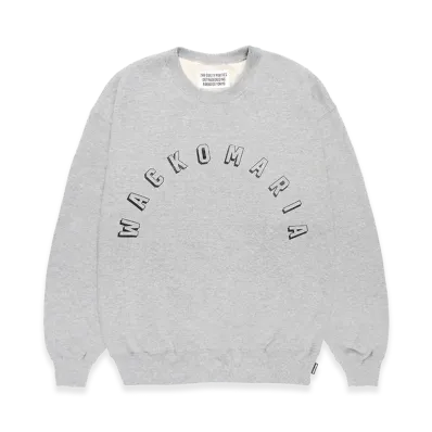 WACKO MARIA Middle Weight Sweat Shirt "Gray"