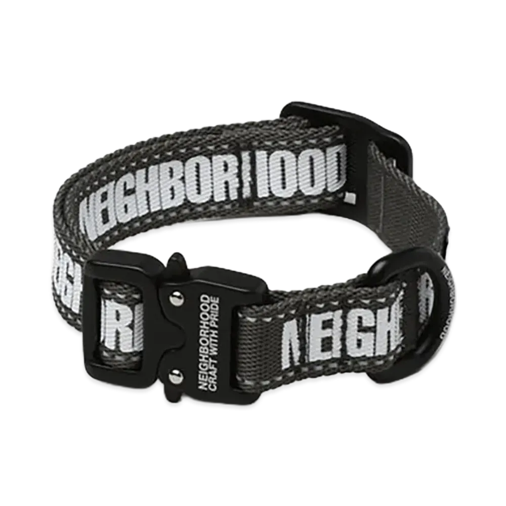 NEIGHBORHOOD Dog Collar Narrow "Gray"