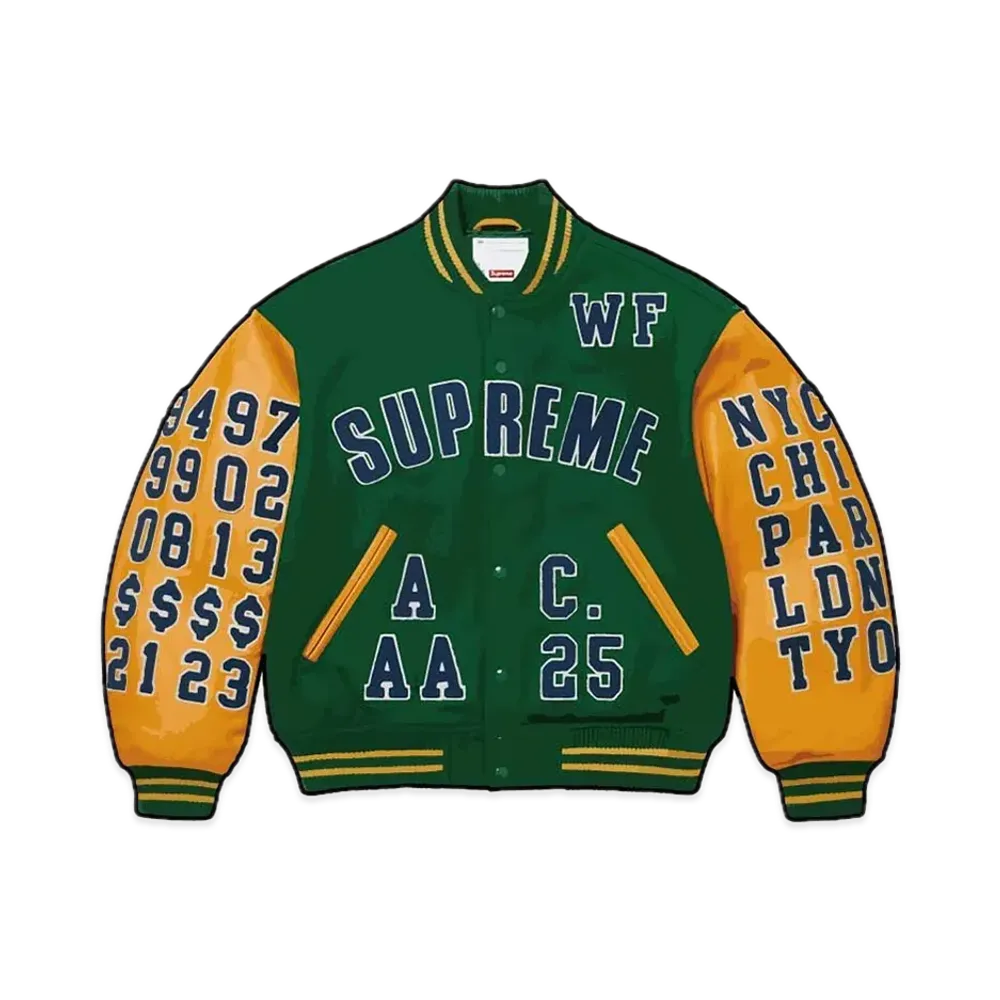 Supreme Praises Varsity Jacket "Green"