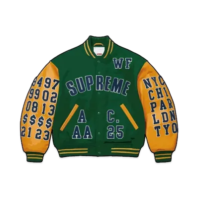 Supreme Praises Varsity Jacket "Green"