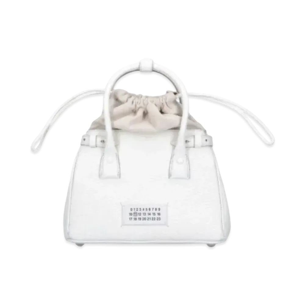Maison Margiela 5AC Mini Drawstring Bag "White"