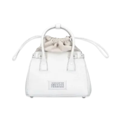Maison Margiela 5AC Mini Drawstring Bag "White"