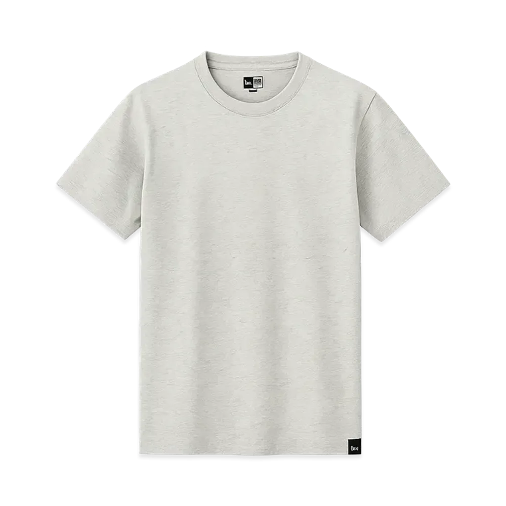 NEW ERA T NEA100 7 Heritage Blend Crew Tee "Gray"