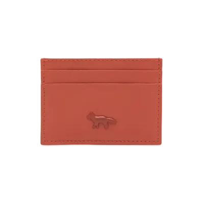 Maison Kitsune Cloud Card Holder "Redwood"