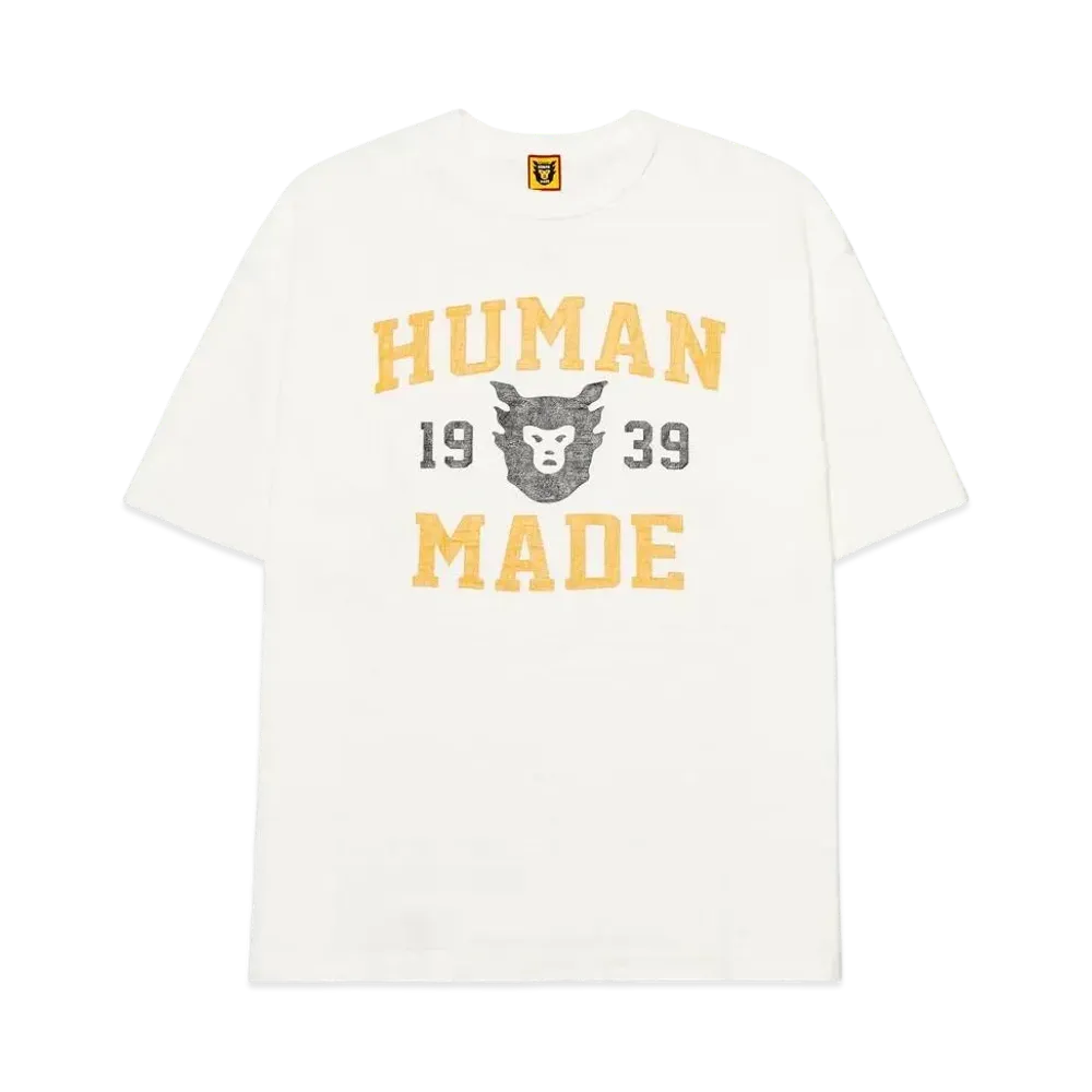 HUMAN MADE FACE LOGO T-SHIRT "White"