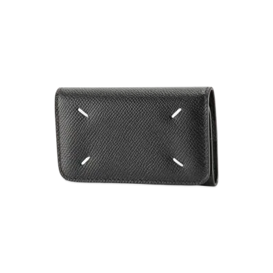 Maison Margiela 4Stitched Calf Leather 6-Key Case "Black"
