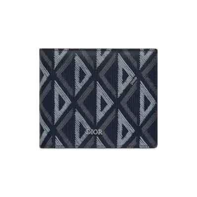 Dior Bi-Fold Wallet "Navy"