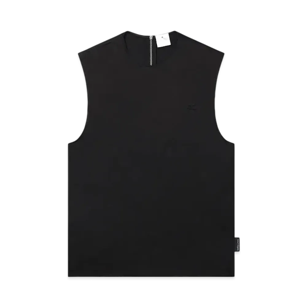 Courreges Satin Top "Black"