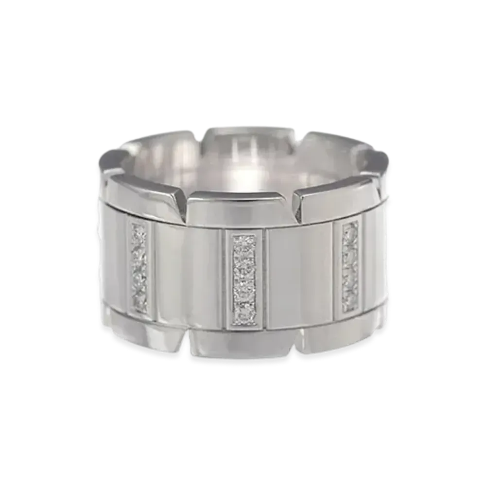 Cartier Tank Francaise Diamond Ring "White Gold"