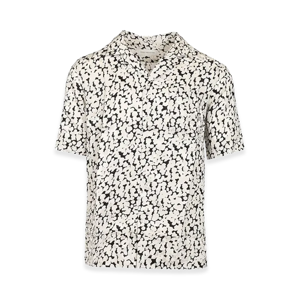 DRIES VAN NOTEN Bowling Shirt "White"