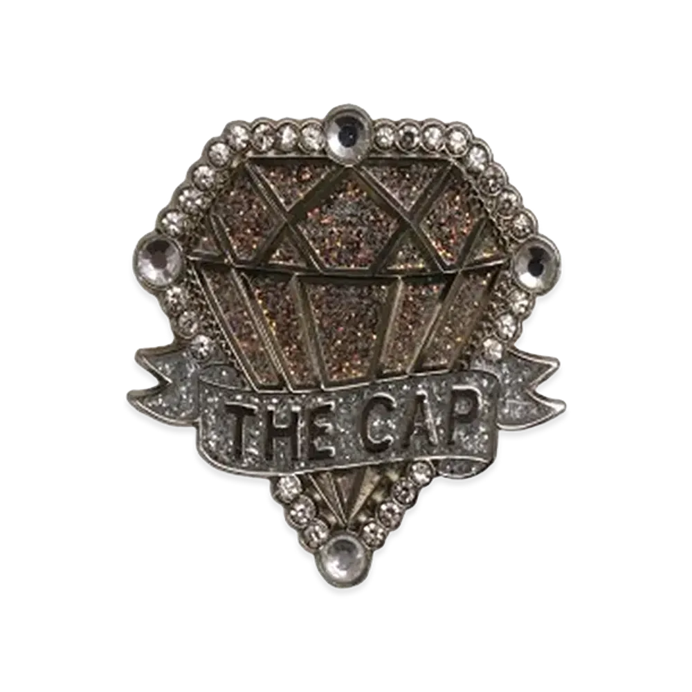 NEW ERA x THE CAP Pins Diamond Crystal "Silver"