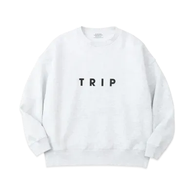 POET MEETS DUBWISE Trip Oversized Sweat 10Oz "Ash Grey"