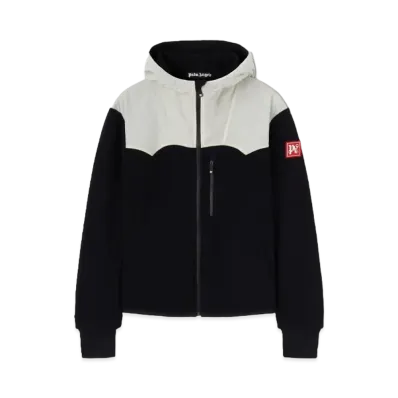PALM ANGELS Monogram Patch Ski Pile "Black/Butter"