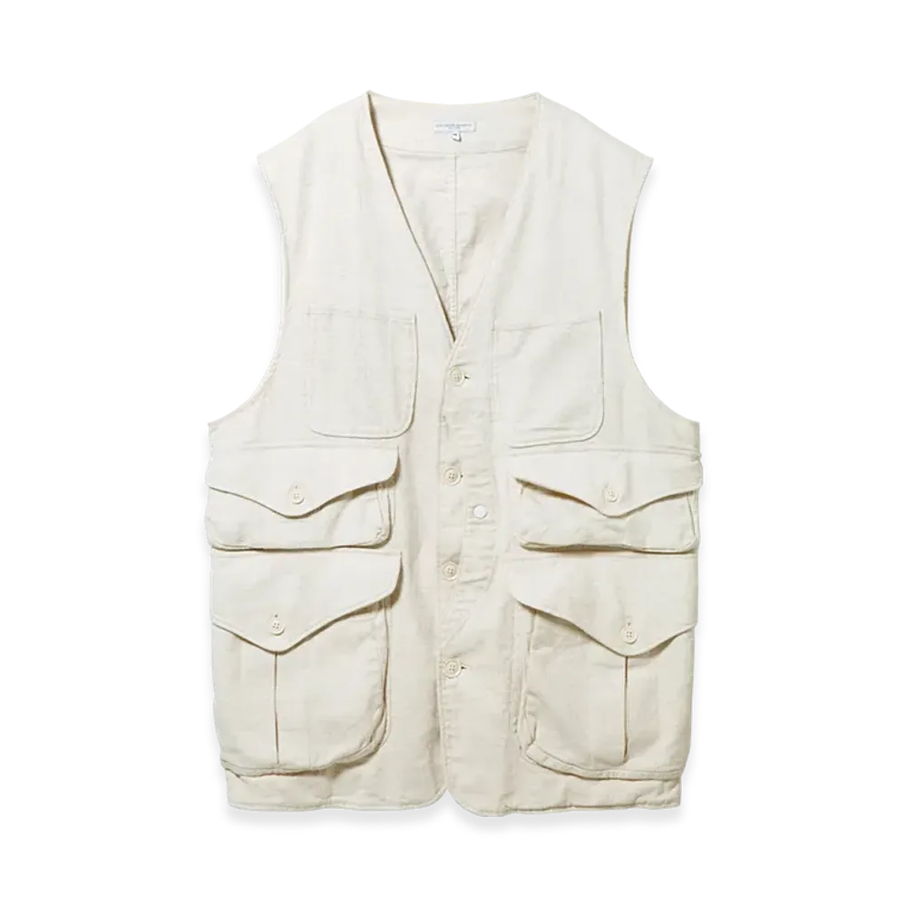 ENGINEERED GARMENTS Hunting Jacket - CL Java Cloth "White"