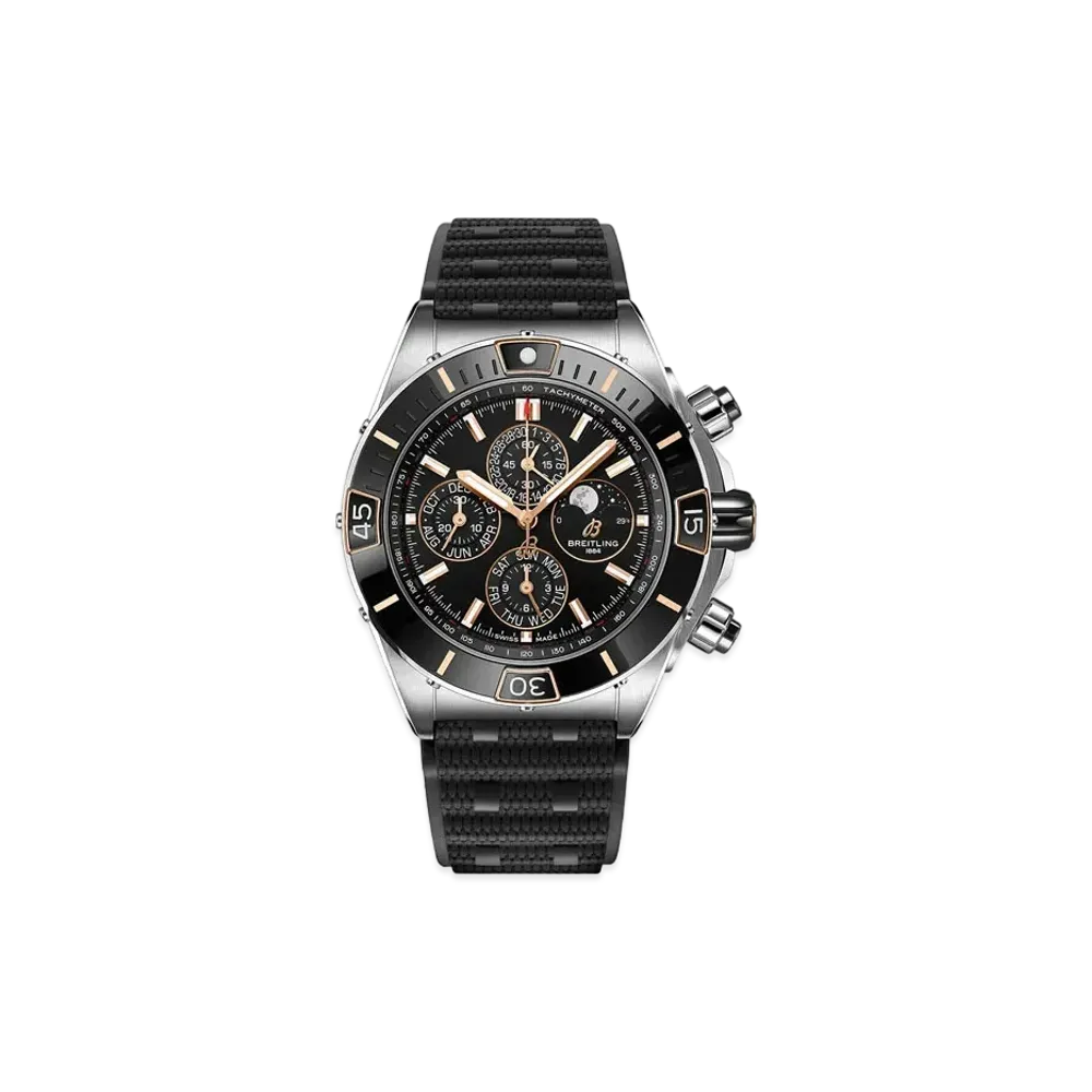 BREITLING SUPER CHRONOMAT 44 FOUR-YEAR CALENDAR "Black"