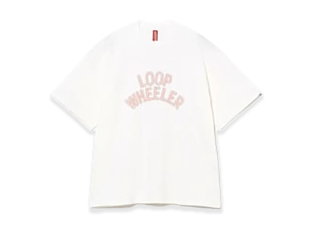 BEAMS JAPAN x LOOPWHEELER Graphic T-Shirt "White"