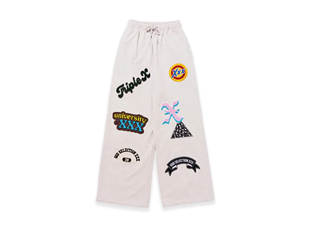 GOD SELECTION XXX Women's Long Pants GXL-S26-PT-01 "Gray"