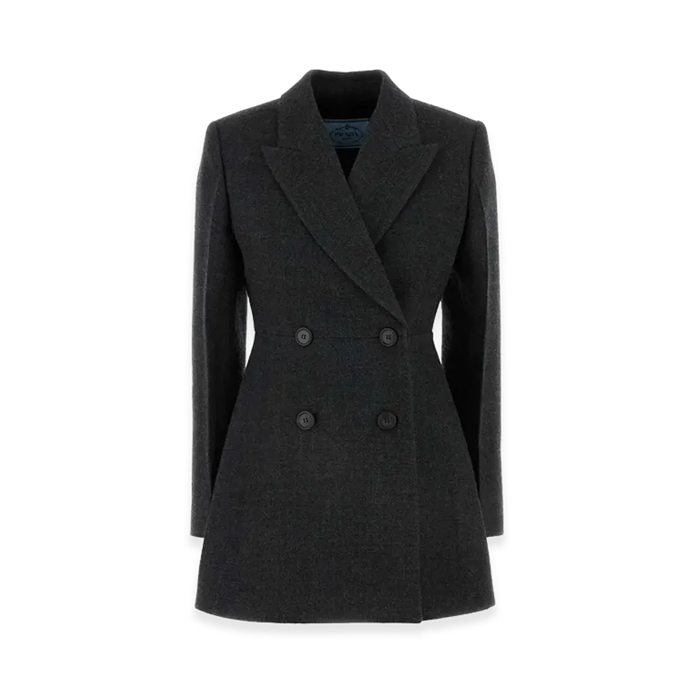 PRADA Women's Wool Blazer "Gray"