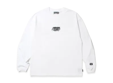 APHRODITEGANG Classic Logo Embroidery L/S Tee "White"