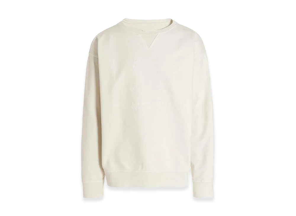 Maison Margiela Numeric Logo Sweatshirt "Winter White"