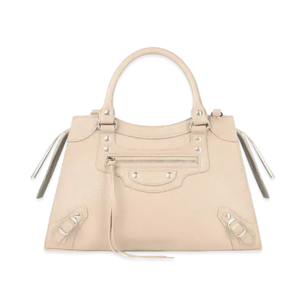 BALENCIAGA Neo Classic Small Handbag "Nude"