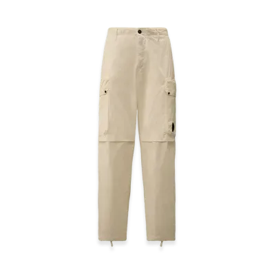 C.P. Company Micro-Reps Boxy Cargo Lens Pants "Gauze White"