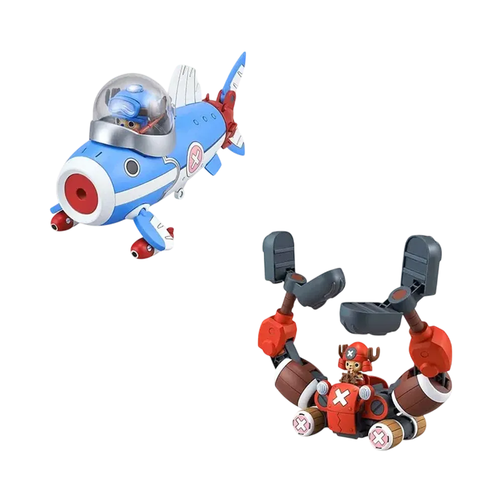 BANDAI -ONE PIECE- Chopper Robo No. 3 & No. 5 (Chopper Submarine & Chopper Crane)