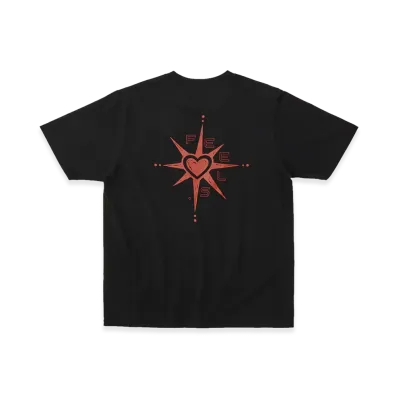 FEELS. Love Icon Print T-Shirt "Black"