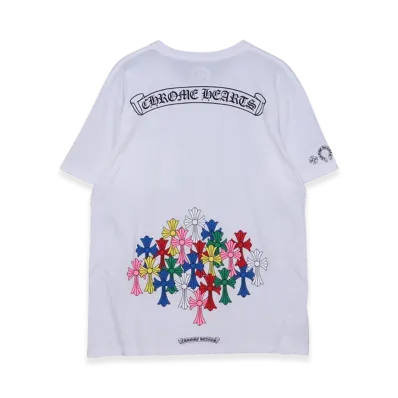 Chrome Hearts Cemetery Cross T-Shirt "White/Multicolor"