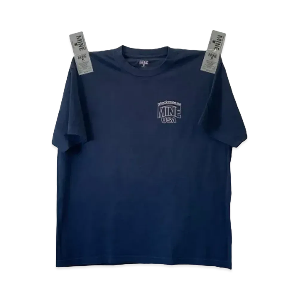BLACKMEANS x MINE USA #03 S/S "PD AF(NAVY)"