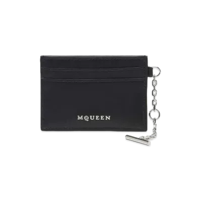Alexander McQUEEN Sling Card Holder "Black"